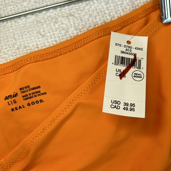 NWT Aerie Ruched Mid Rise Swim Skirt - Picture 4 of 8